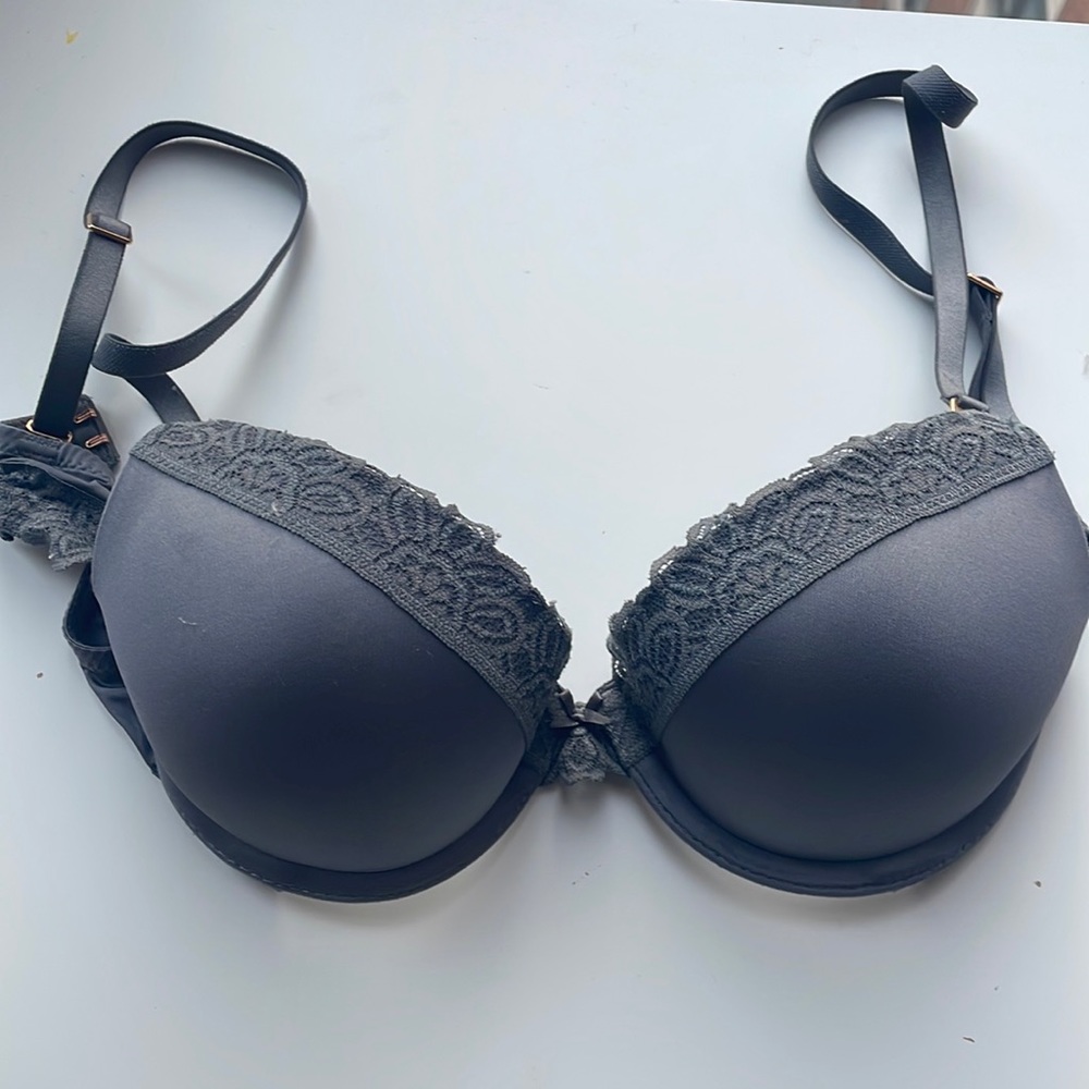 Aerie real power plunge push up bra 32b